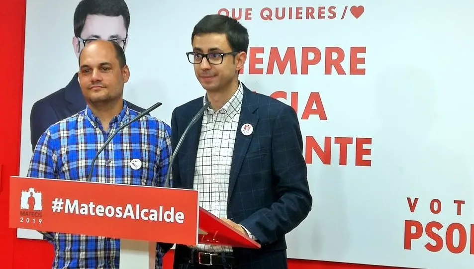 Chema Collados y José Luis Mateos, candidatos del PSOE al Ayuntamiento de Salamanca