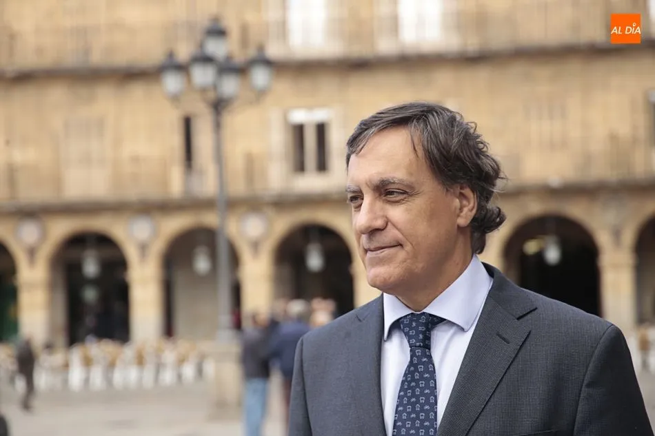 Carlos García Carbayo, en una entrevista para SALAMANCArtv AL DÍA | Fotos: Alejandro López