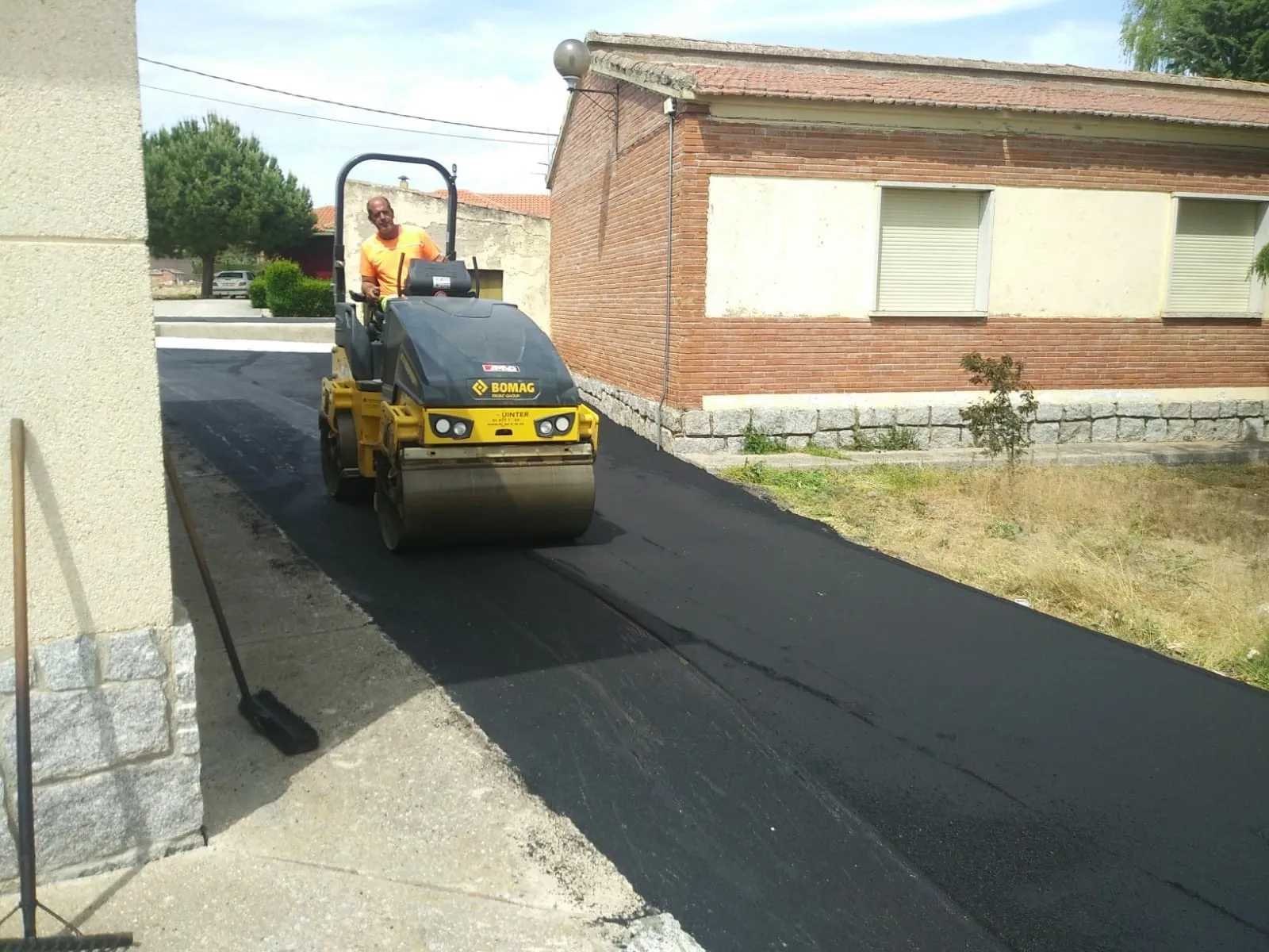 Una de las calles afectadas