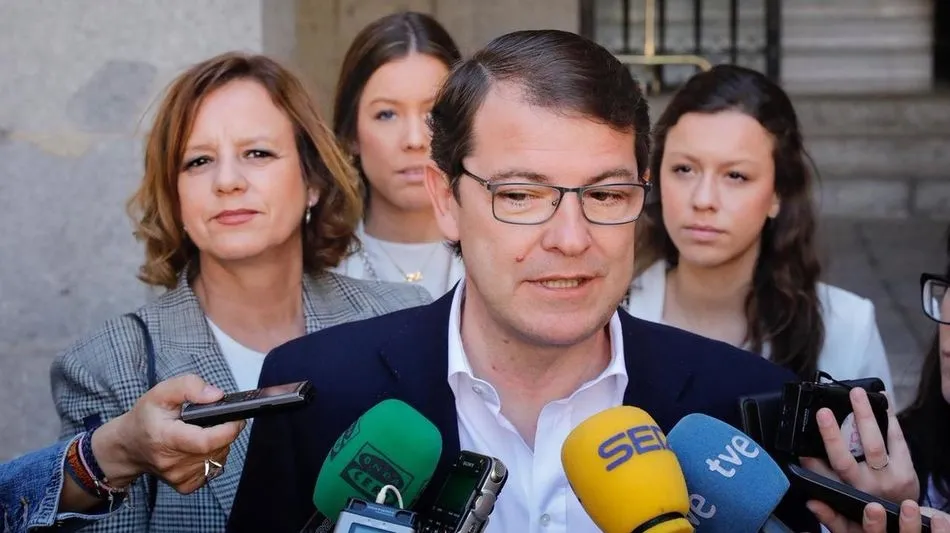 El candidato popular a la Junta, Fernández Mañueco