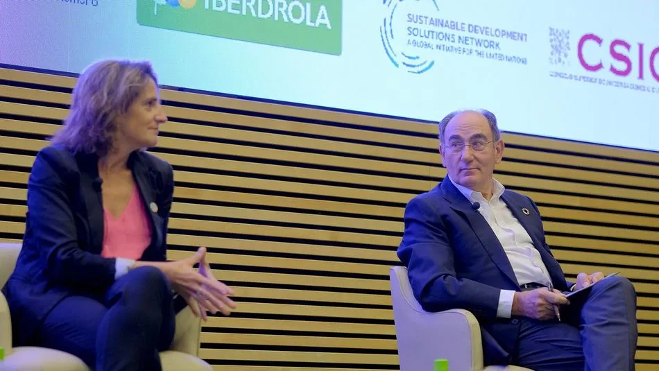 Teresa Ribera e Ignacio Galán, en las jornadas ODS de iberdrola