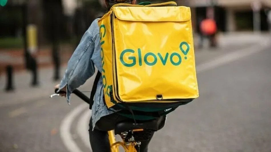 Mensajero de Glovo.