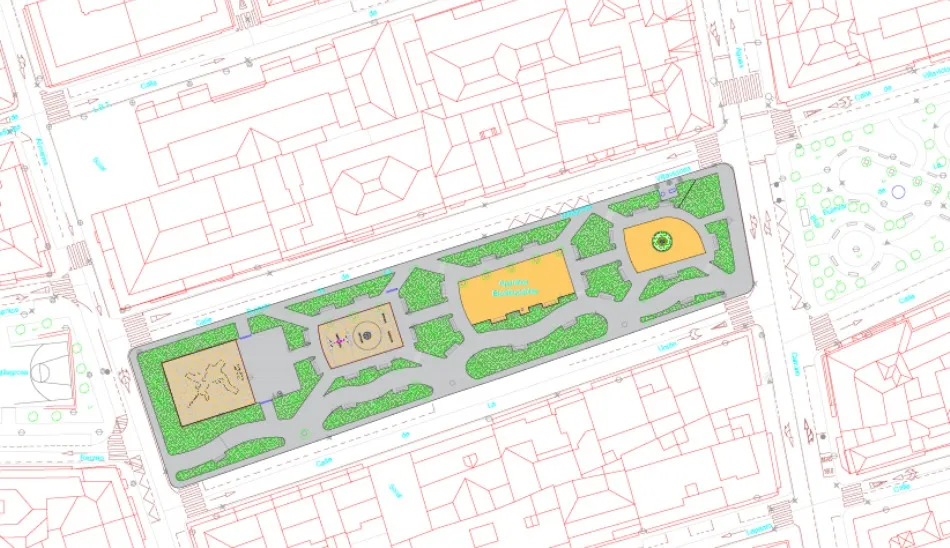 El bulevar mejorará su imagen con unas obras que se prolongarán ocho semanas