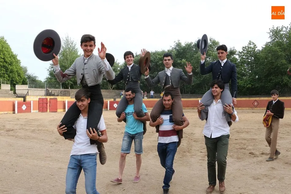 Fabio Jiménez, Manuel Martín, Daniel Martín y Mario Navas en Linares de Riofríio