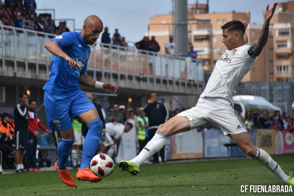 Héctor Gómez, con el Fuenlabrada