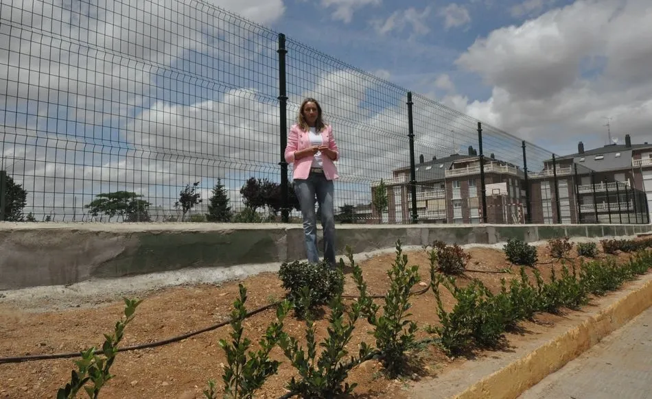 En la zona deportiva de Las Nieves se ha sustituido parte del vallado perimetral