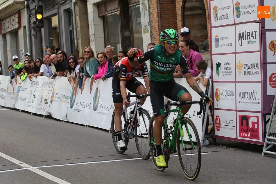 Jefferson Cepeda entra en meta en Guijuelo