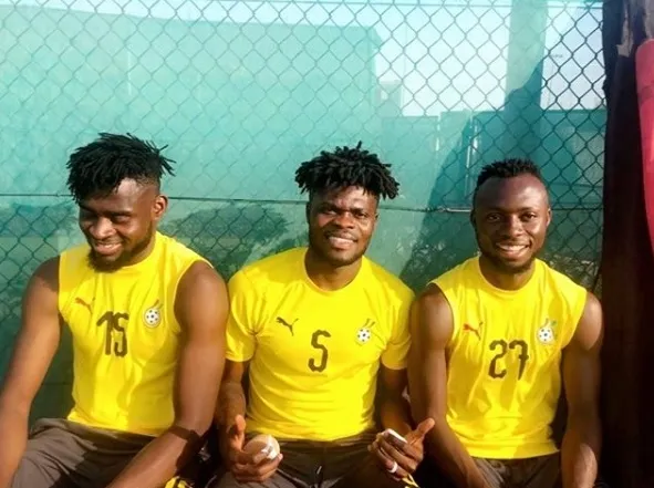 Owusu, con Thomas Partey / INSTAGRAM