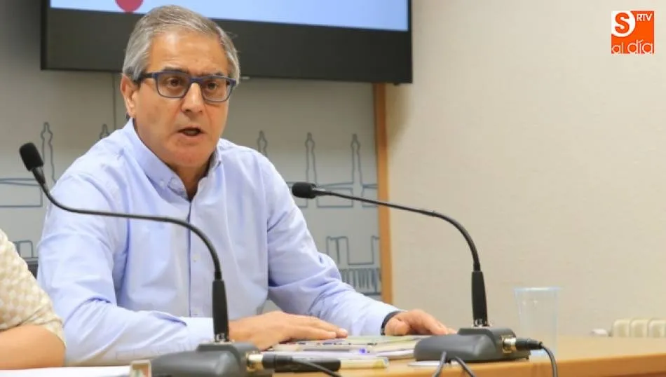 Gabriel Risco, en una rueda de prensa