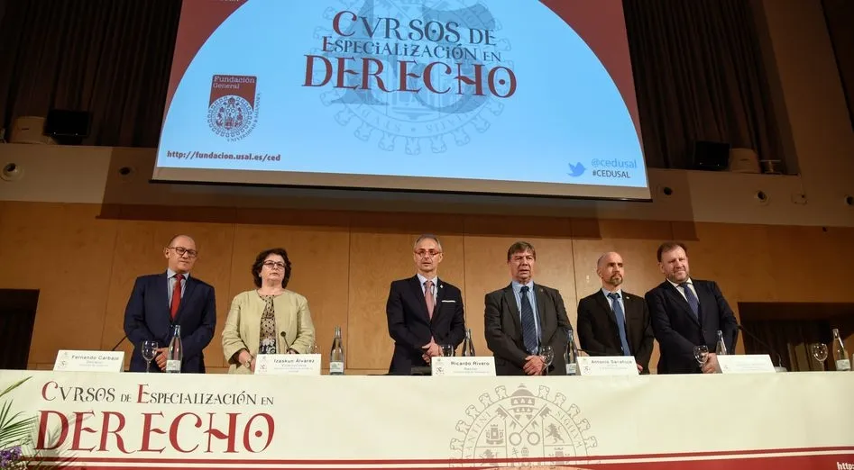 Fernando Carbajo, Izaskun Álvarez, Ricardo Rivero, Antonio Sanahuja, Óscar González Benito y Lorenzo Bujosa