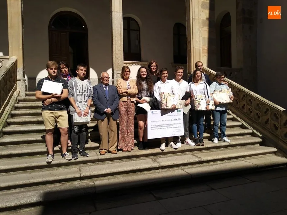 Foto de familia de los ganadores