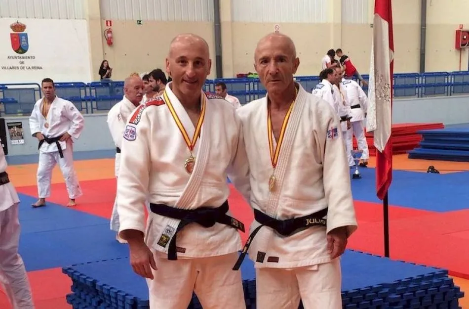 Joaquín Rodríguez y Julio Vicente, en una competición