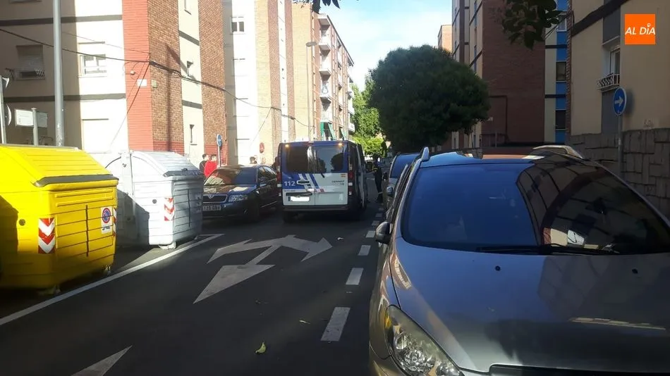 La Policía, en el lugar del suceso