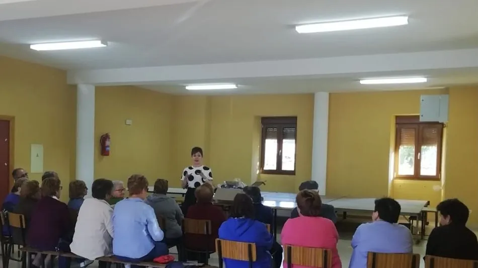 Momento de la charla desarrollada por Adafrancys Salazar