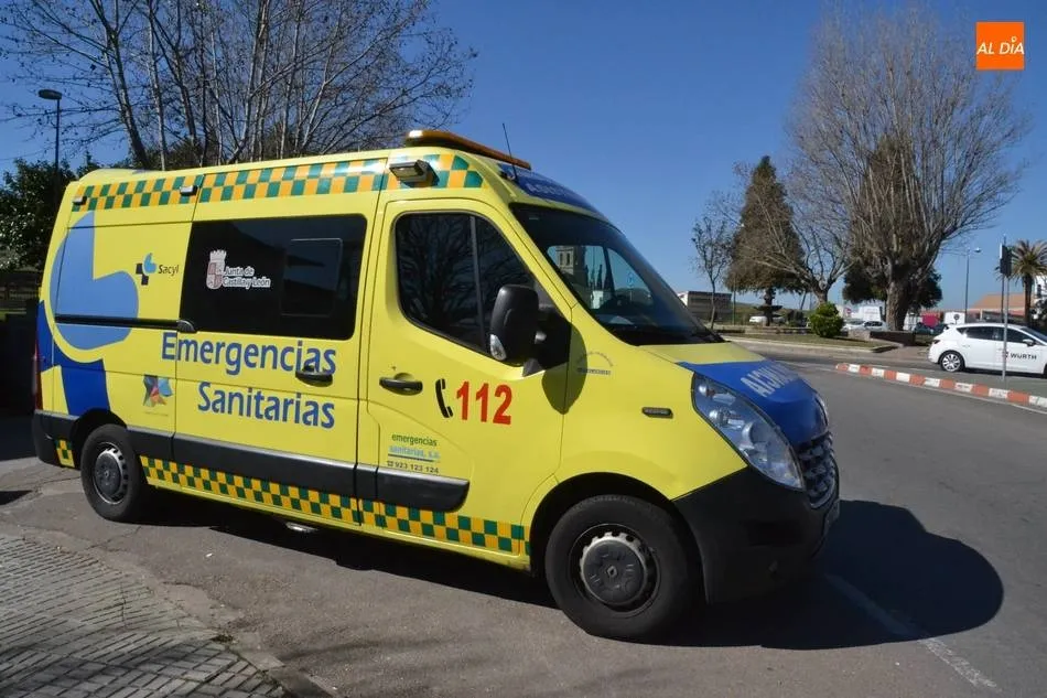 Una ambulancia