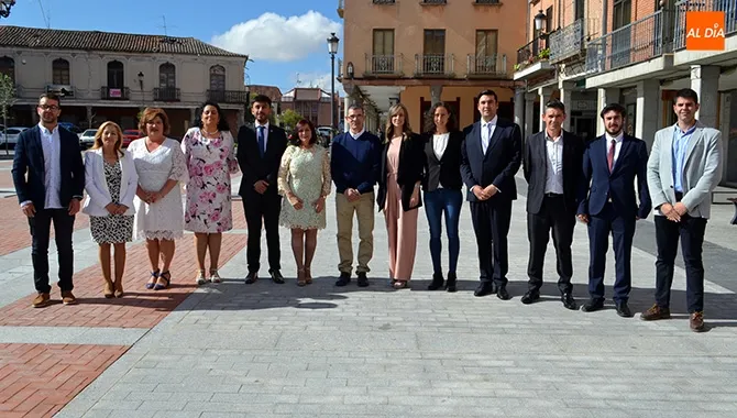 Carmen Ávila tomaba posesión de su cargo como alcaldesa de Peñaranda junto al resto de la nueva Corporación municipal