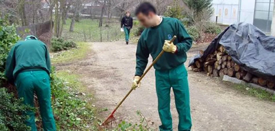 Trabajos en beneficio de la comunidad. Foto: Instituciones Penitenciarias