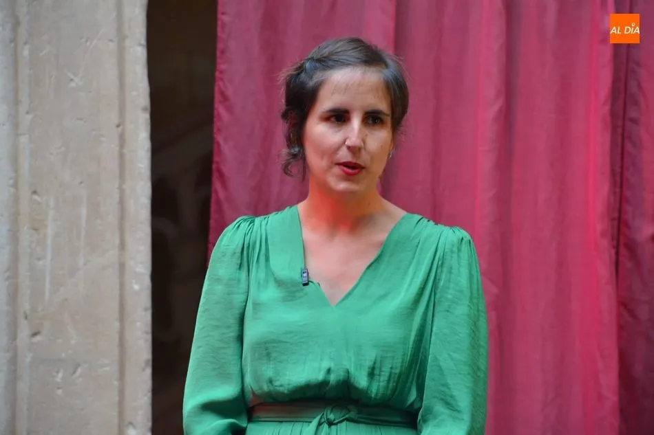 Tania Muñoz, durante el show / Lydia González