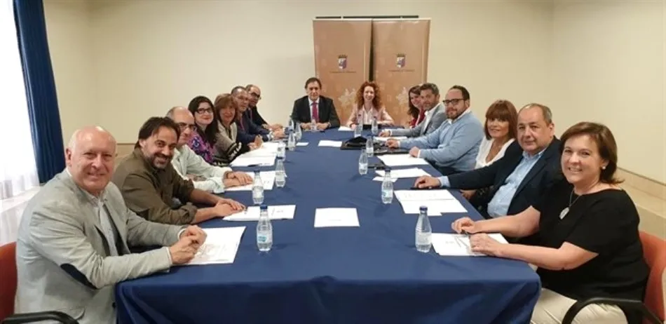Reunió de trabajo de los ediles del PP y de Cs
