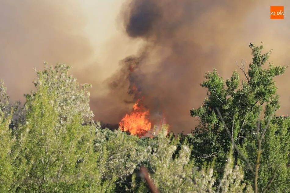 Un incendio anterior