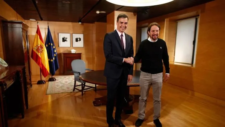 Sánchez e Iglesias / Europa Press
