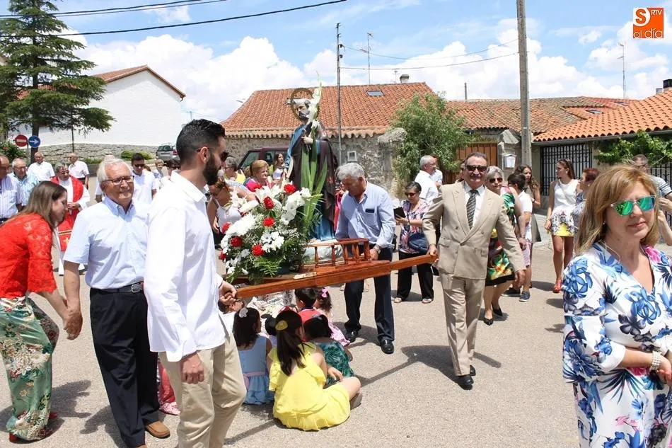 Imagen de la procesión del año pasado en San Pedro del Valle.