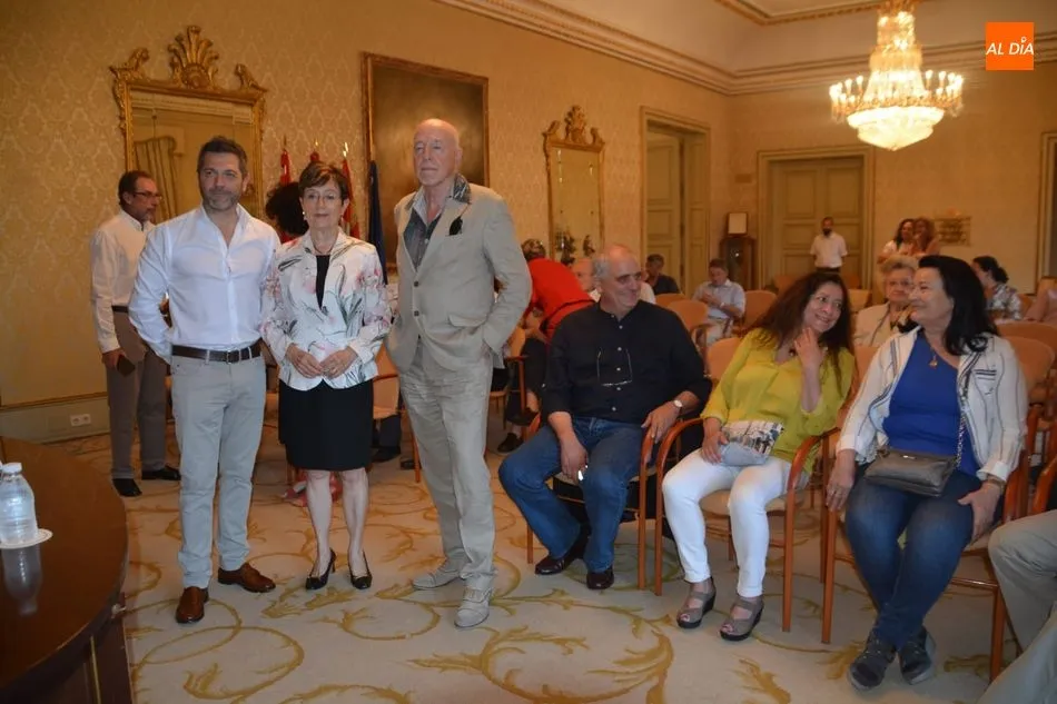 Los participantes del acto / Lydia González