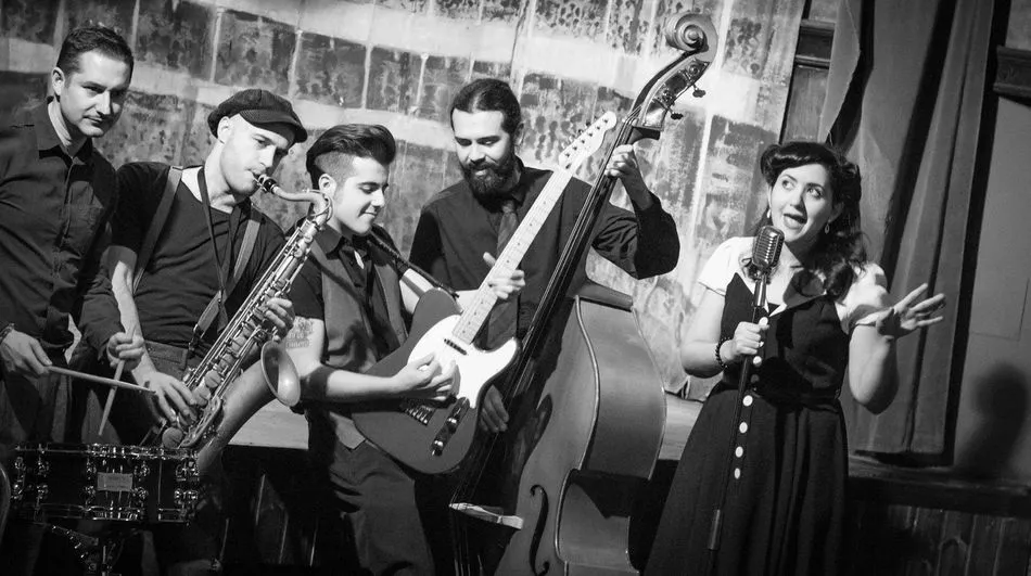 Fotografía de Lulú & The Rockets realizada por Charo González Ramos