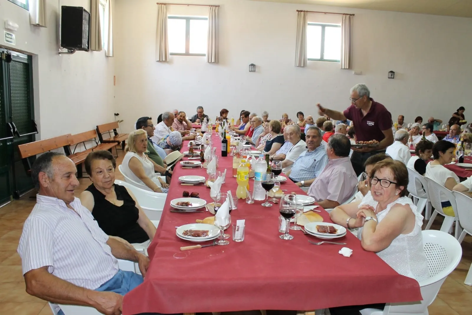 Un momento de la comida