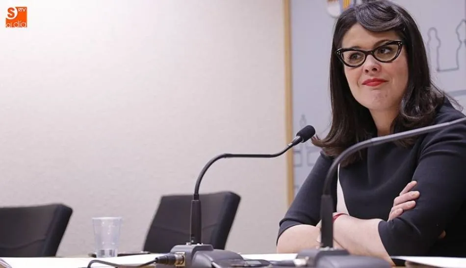 Virginia Carrera, una de las dos concejales de la extinta coalición IU, Unidas Podemos, Equo: Ganemos Salamanca