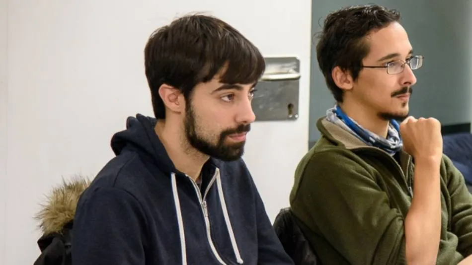 Ramiro Sánchez Torres y Rubén Martín García, emprendedores que han ganado este certamen de la USAL. Foto USAL