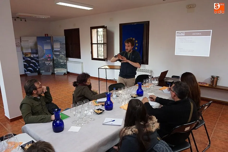 Una cata anterior de la DOP Sierra de Salamanca