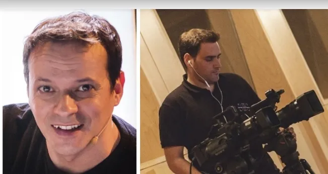 Jorge Benito Da Rocha y el charro Alberto Olegario