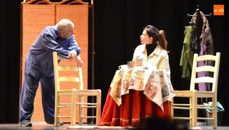 Escena de la obra de teatro Aquí no paga nadie