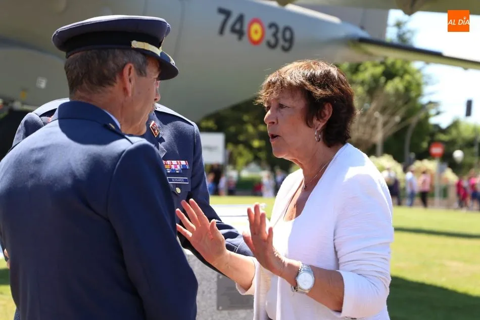 Mercedes Martín, en el acto / Víctor Sánchez