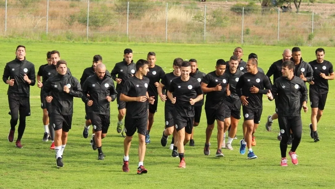 Un entrenamiento del Salamanca UDS