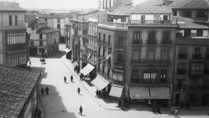 La calle Quintana, arteria del corazón de Salamanca