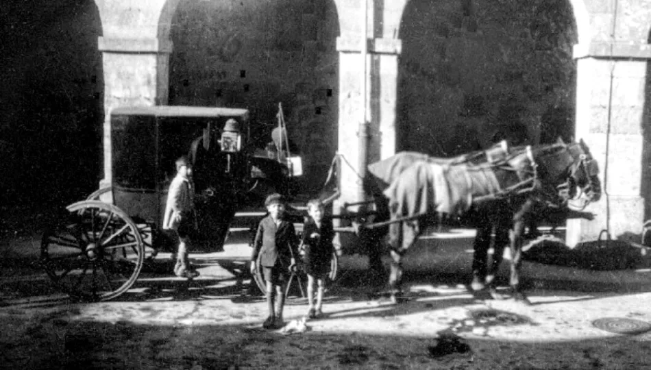 Los coches de caballos a principios del XX