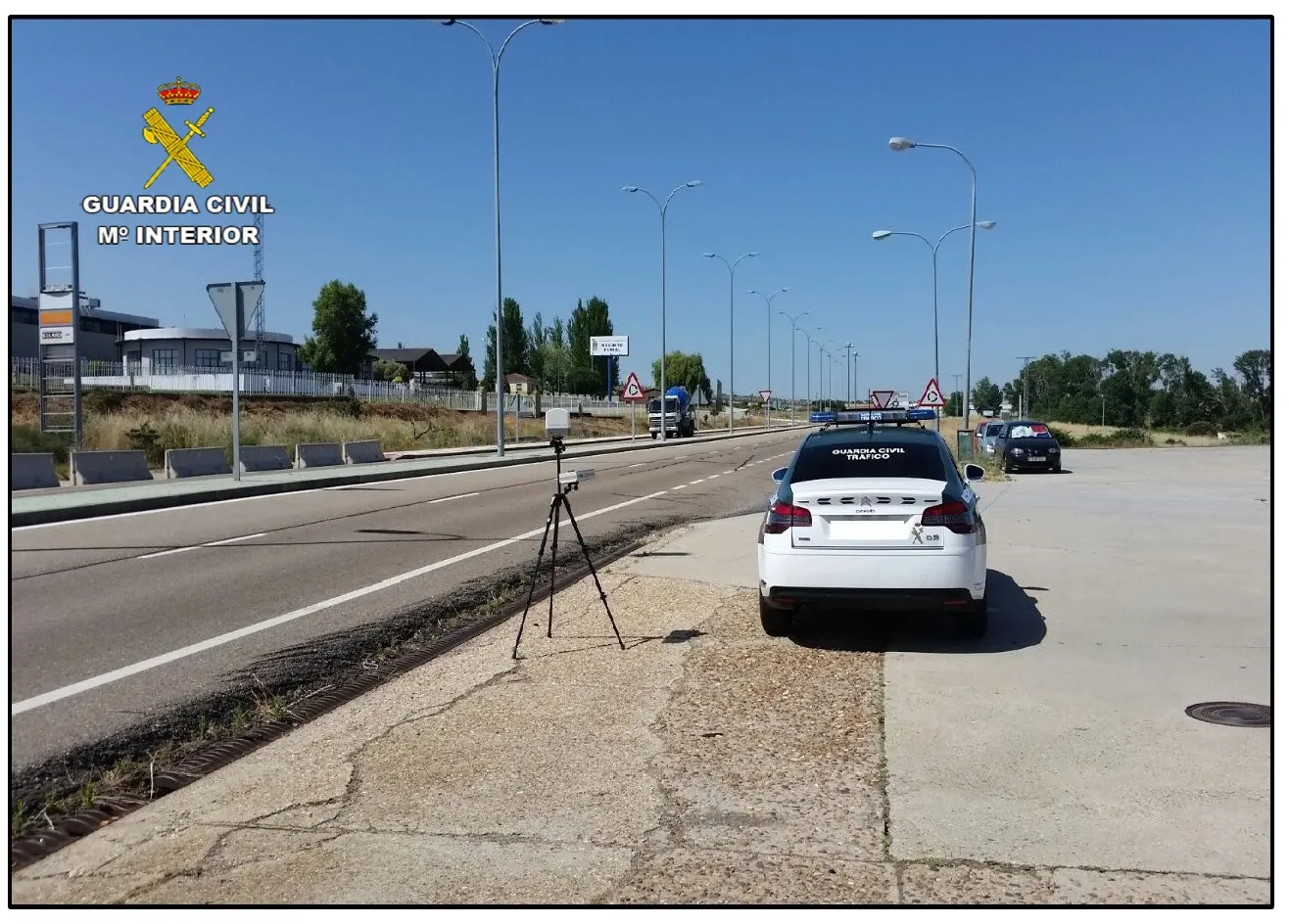 Un radar de la Guardia Civil