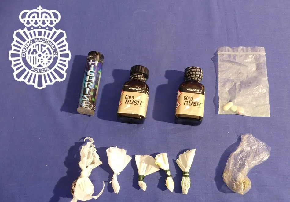 Detenido un varón que pretendía vender sustancias estupefacientes en zonas de ocio de la ciudad  