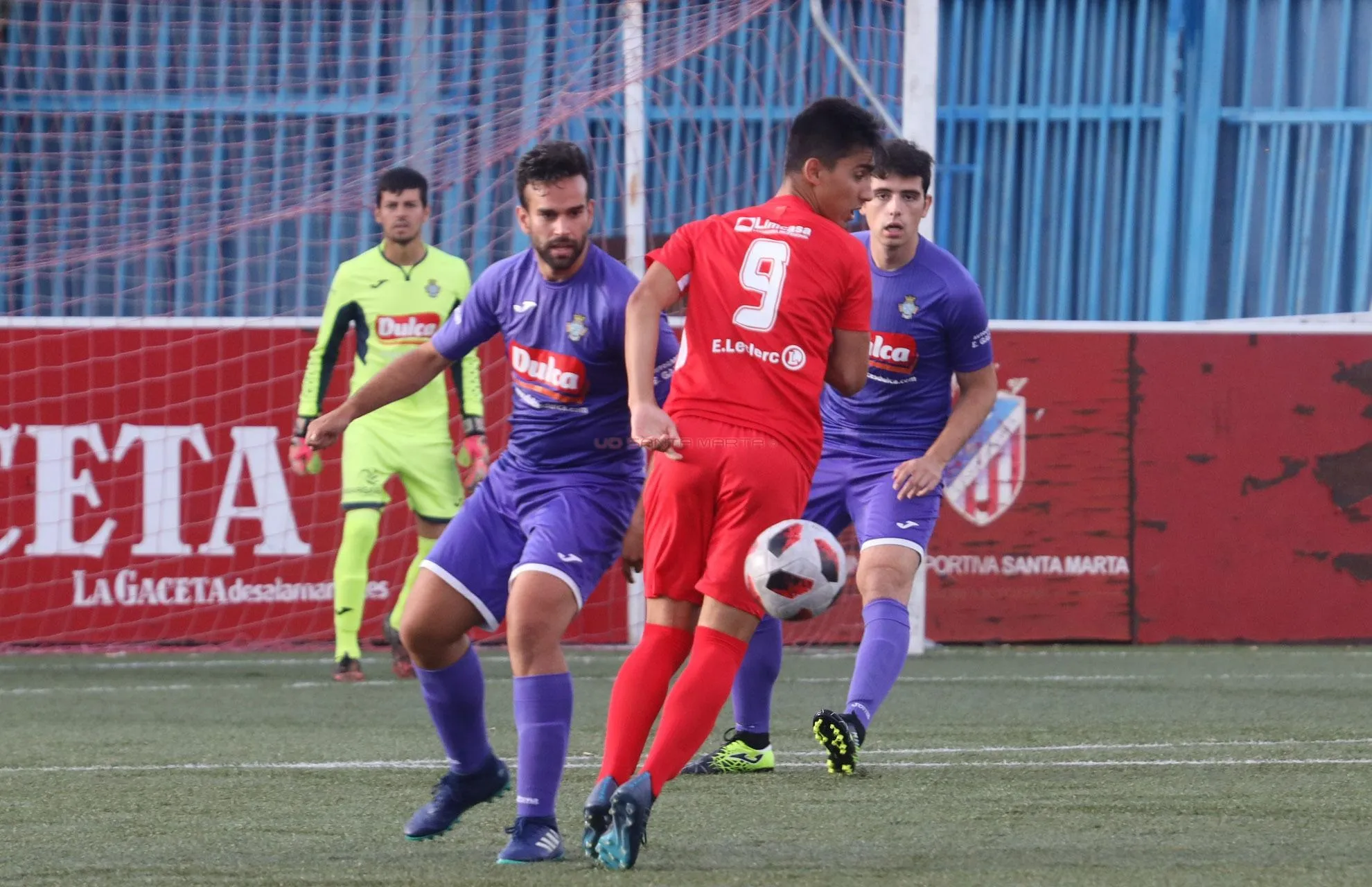 Una acción del choque / UD SANTA MARTA