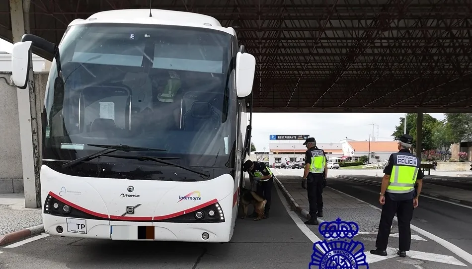 Inspecciones de la Policía Nacional en la frontera de Fuentes de Oñoro