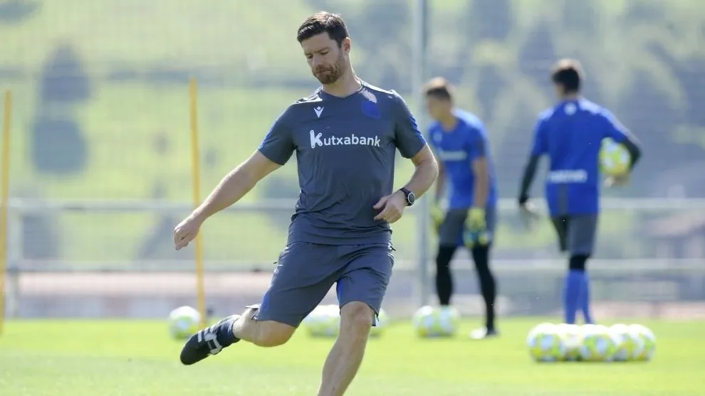 Xabi Alonso, con la Real / MARCA