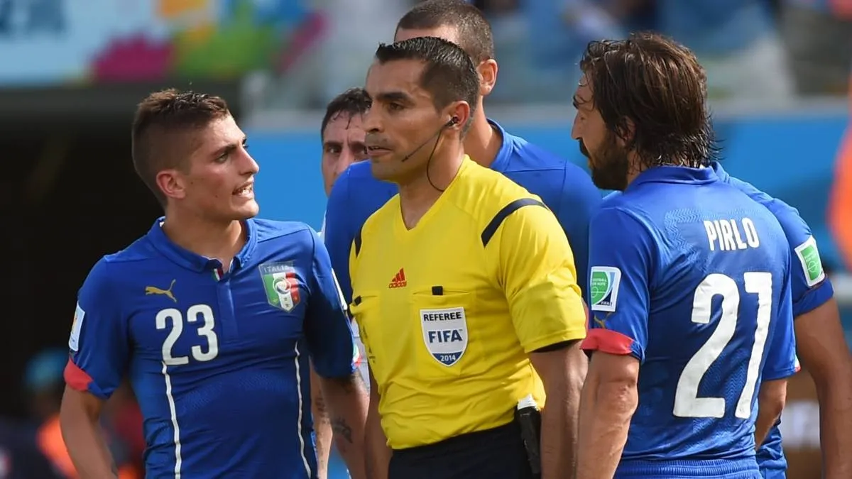 Marco Rodríguez, en el Mundial de 2014