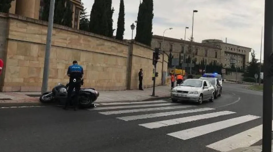 Imagen de archivo de una colisión en la glorieta Ciudad de Brujas