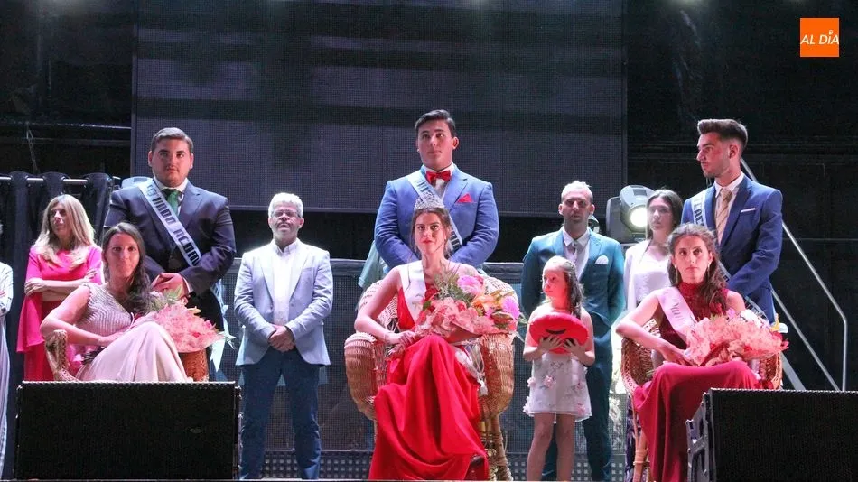 Nuria Hernández, María Martín y Nagore Blanco, componen la Corte de Honor de las fiestas de Cipérez de 2019