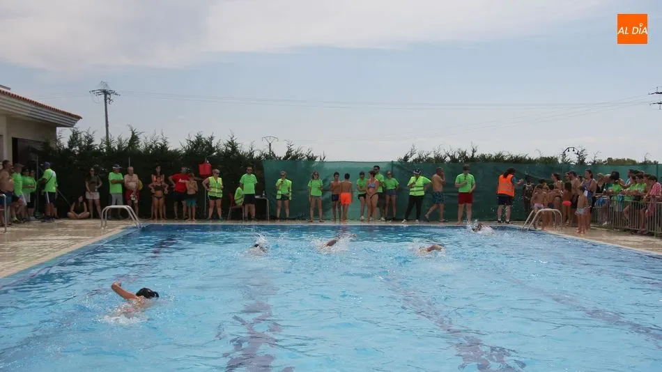 La piscina de Almendra acogió la prueba de natación / MARIBEL