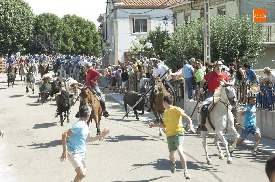 Los encierros de Fuenteguinaldo son seguidos por miles de personas/Foto:Adrián M .Pastor