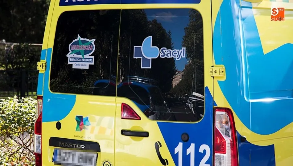 Ambulancia en un suceso anterior. Foto de archivo