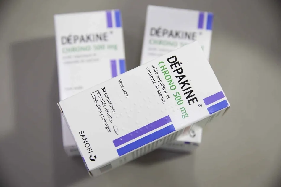 Envase del medicamento bajo la marca que se comercializa en nuestro país el ácido valproico. Foto: Avisav